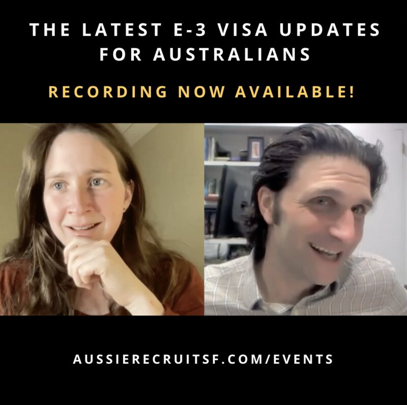 GreenSpiegelUS's tweet photo. Catch up on the latest E-3 visa &amp; U.S. Immigration updates for Aussies! 🇦🇺🇺🇸

Our December event recording is now available 👇

https://t.co/wowfphjvRi

Special thanks to Jonathan Grode, #GreenSpiegelUS for keeping us all updated in 2022!

#AussieRecruit #E3Visa #LoveAussieTalent https://t.co/3SkG4ODavd