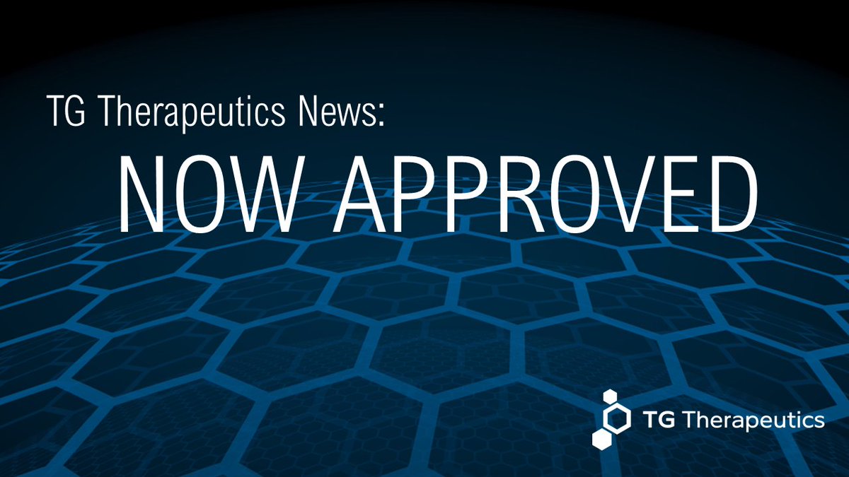 #Breaking: <a href="/US_FDA/">U.S. FDA</a> has approved our new therapy for relapsing forms of multiple sclerosis! We want to thank the patients &amp; families, clinical trial staff, investigators &amp; the TG team for making this approval possible! PR: bit.ly/3WNrUQz #RMS #MS #FearlessforScience $TGTX