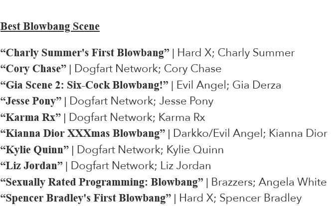 Blowbangwhores 🔞 On Twitter Here Are The Nominees For Best Blowbang