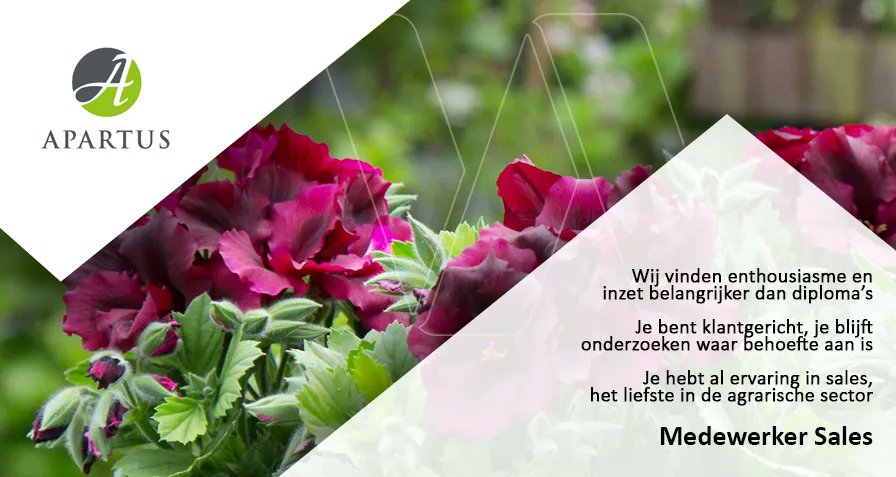Bekijk #vacature Medewerker Sales bij Apartus in Poeldijk op Westlandwerk.nl via buff.ly/3Pn46QZ