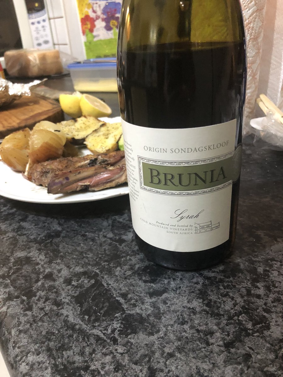 A little braai with a delicious biodynamic Syrah from <a href="/BruniaWines/">Brunia Wines</a>