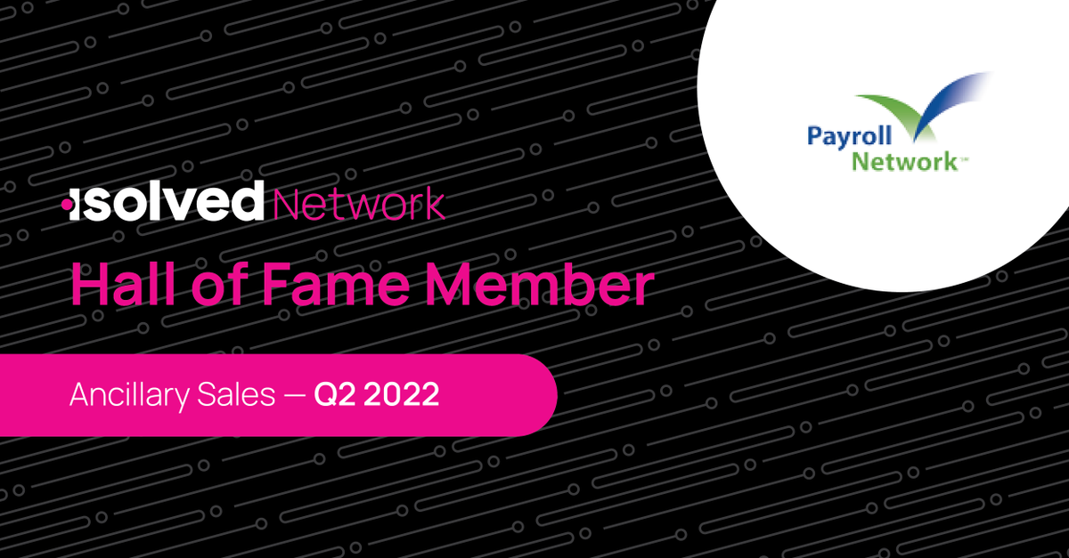 HCMjim's tweet image. Congratulations to Payroll Network for becoming an #isolvedNetwork Hall of Fame Member!