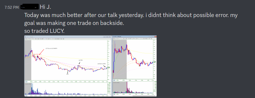 jtraderco's tweet photo. This means mentoring a trader in #smallcaps $LUCY
#worktoimprove #teamjtrader https://t.co/3nqmmkn6Oi