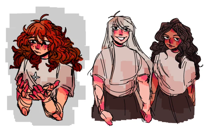 oc doodles from last night :0c 
