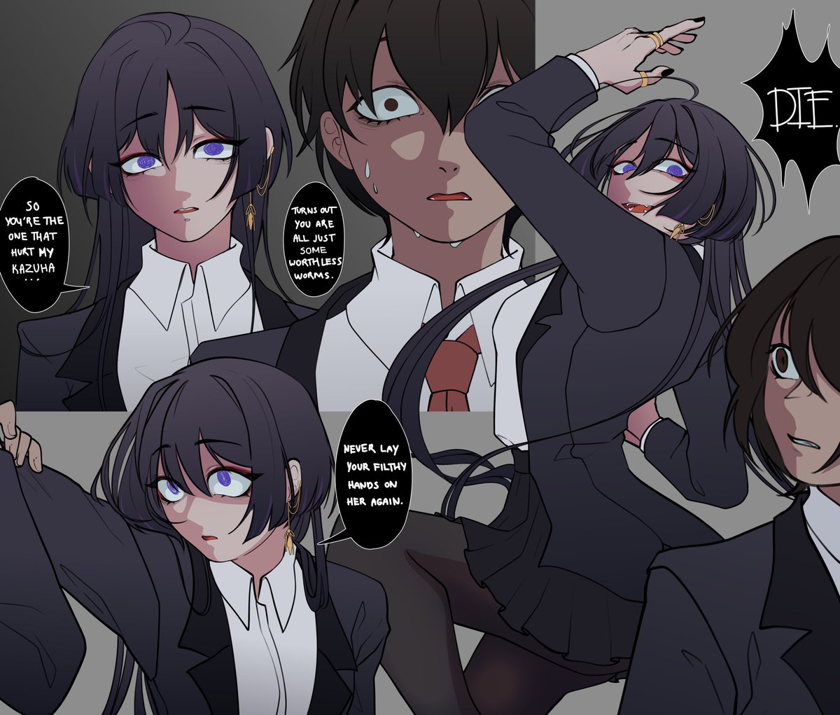 azalyuro's tweet photo. If it takes bruises for you to look at me, I will gladly do it again. #kazuscara #scarakazu https://t.co/p4IX8wvgJZ