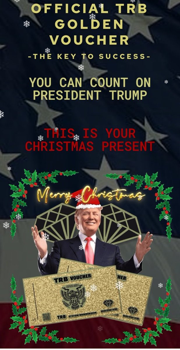 MermozaZongo's tweet photo. The TRB Golden Voucher is something that every single Patriot is passionately waiting for. The 45th promised and it is here! Make Your Dreams Come TRUE, because this is your ONLY chance to get a hold of the Trb Golden Voucher. https://t.co/svleMJrYCs
.
#Musk #trumpcard #trump2024 https://t.co/Us63vEGUCY