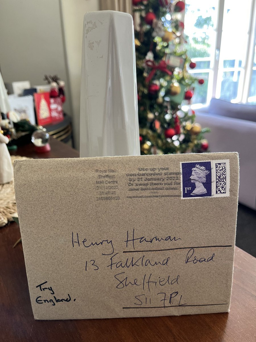 JoMaguire13's tweet photo. #looking #delivery #post #royalmail It’s a long shot. Do you know Henry Harman? Delivered to Whanganui ,New Zealand. https://t.co/VrhyLyLJDY