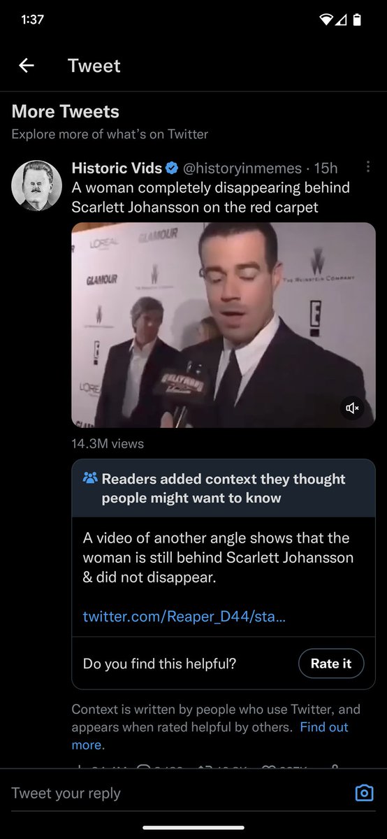 czr's tweet photo. I'm glad the disclaimer let me know that the laws of the universe were not actually broken https://t.co/634IoVSbGd