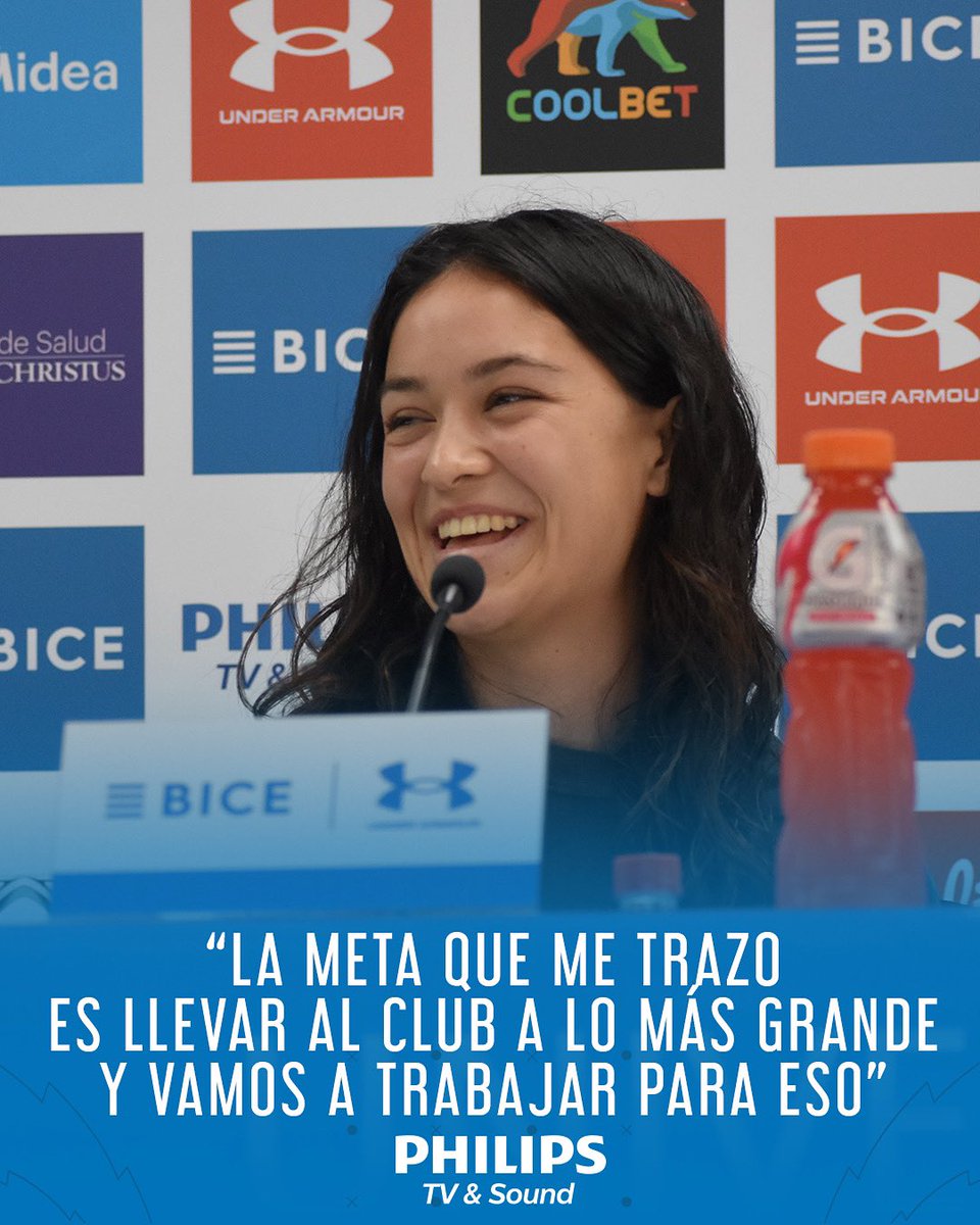 CruzadasOficial's tweet photo. ¡Esa es Emi, vamos con todo! 👏💯

@EPastrianrubio en su presentación oficial se trazó su gran meta en su arribo a #LasCruzadas 🔵⚪️

¿Cuantos ya arriba de la Pastrianeta?🚘🙋‍♂️😅

#ConferenciaPhilips https://t.co/xV38VB20bt