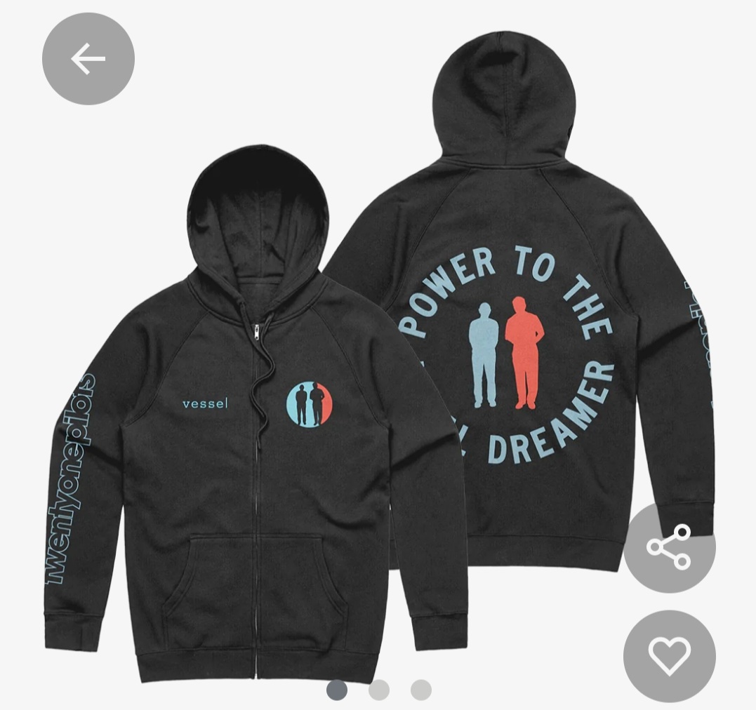 FORMIDABLE_17's tweet photo. Looks like @twentyonepilots will be adding Vessel Anniversary merch to their website soon https://t.co/veeVpOB08W