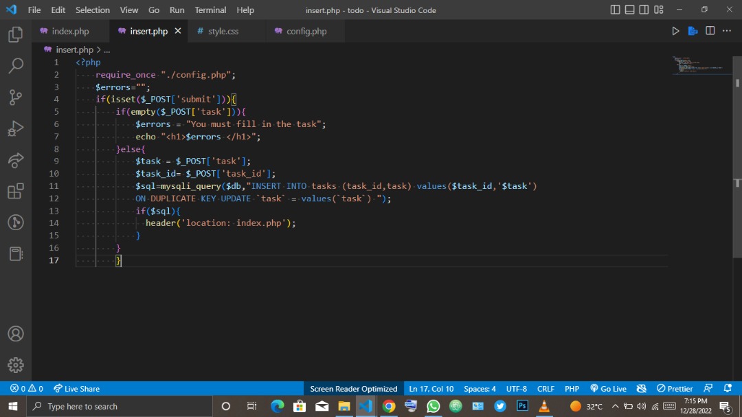 Ivan_webdev's tweet image. My simple Todo list with html,css &amp;amp; php. Next am to try quiz app.
