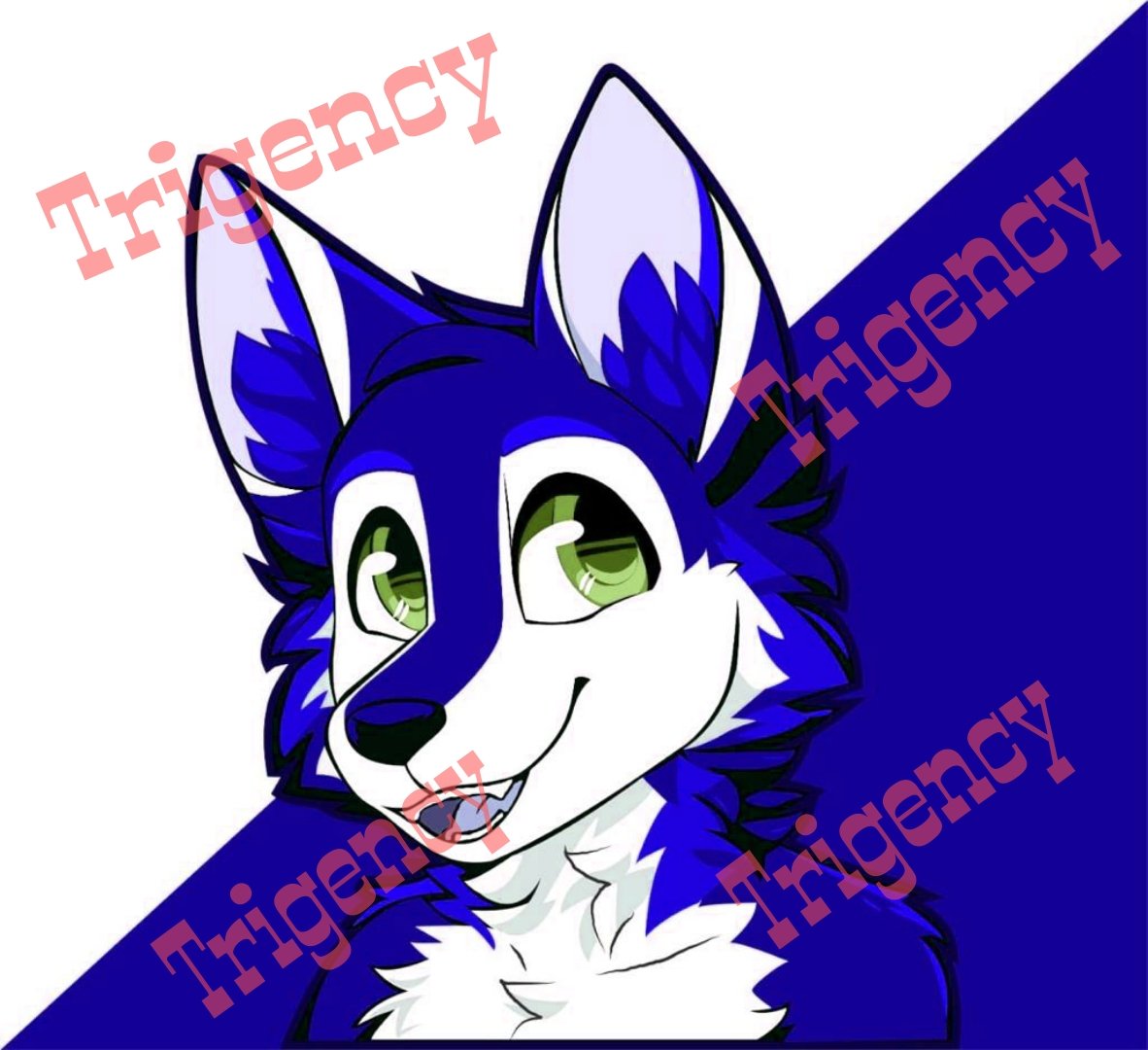 AnnaLewis45's tweet image. Furry art Pfp for my client💙 30% OFF💙