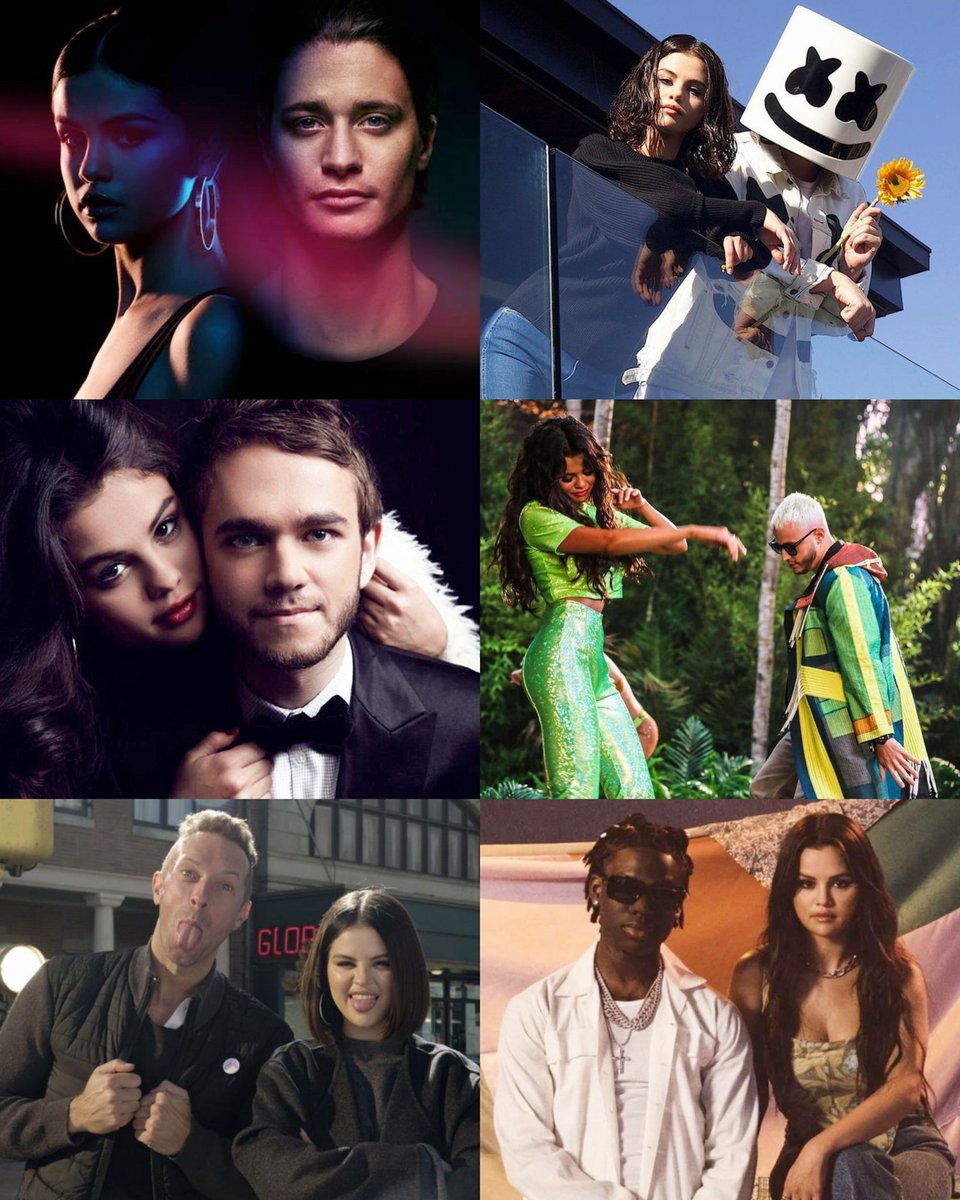 Selena Gomez has the best male collabs in the industry