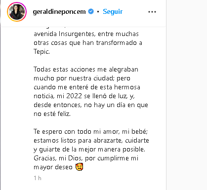 TabascoHOY's tweet photo. #EntérateTH🗣️| Geraldine Ponce, Presidenta Municipal del Ayuntamiento de Tepic #Nayarit, anuncia que será mamá. 
https://t.co/Kkp9IhoVr7 https://t.co/kZ4PalSoWM
