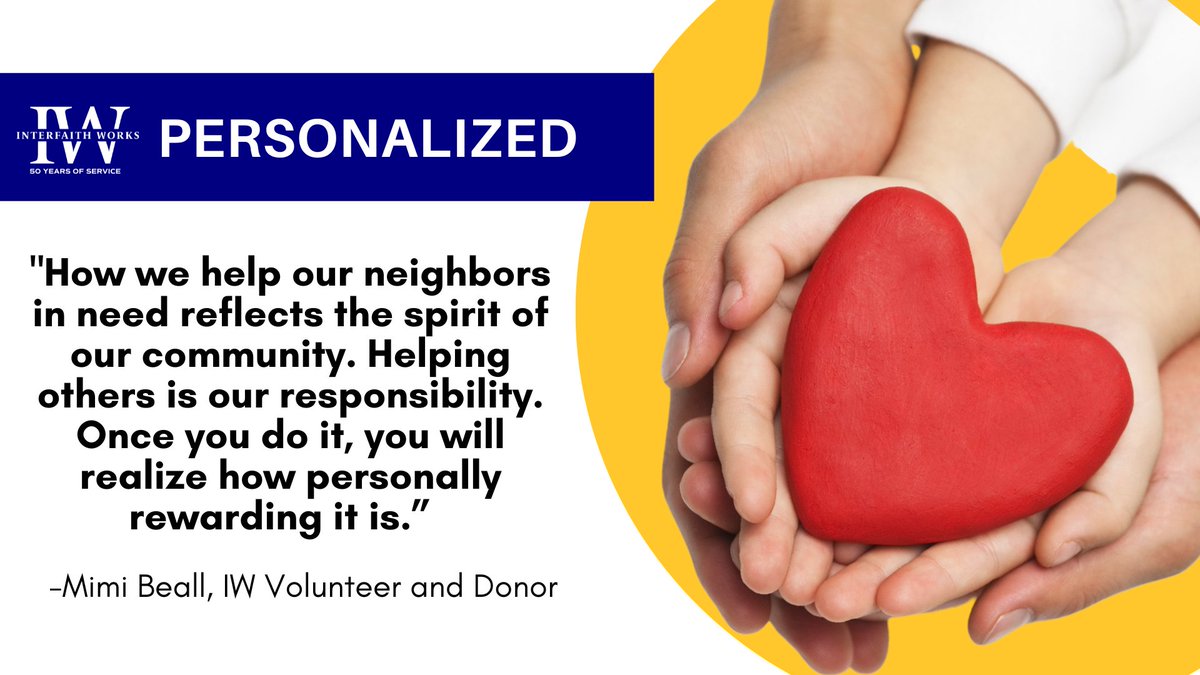InterfaithWorks's tweet photo. Our programs are stronger and help more people because of our devoted #volunteers. Thank you!

#IWpersonalized #pathwaystostability #becausetogetherwecan #inpartnershipwecan #neighborshelpingneighbors #communitystrong #nonprofit #givingcommunity https://t.co/evcgkayCoV