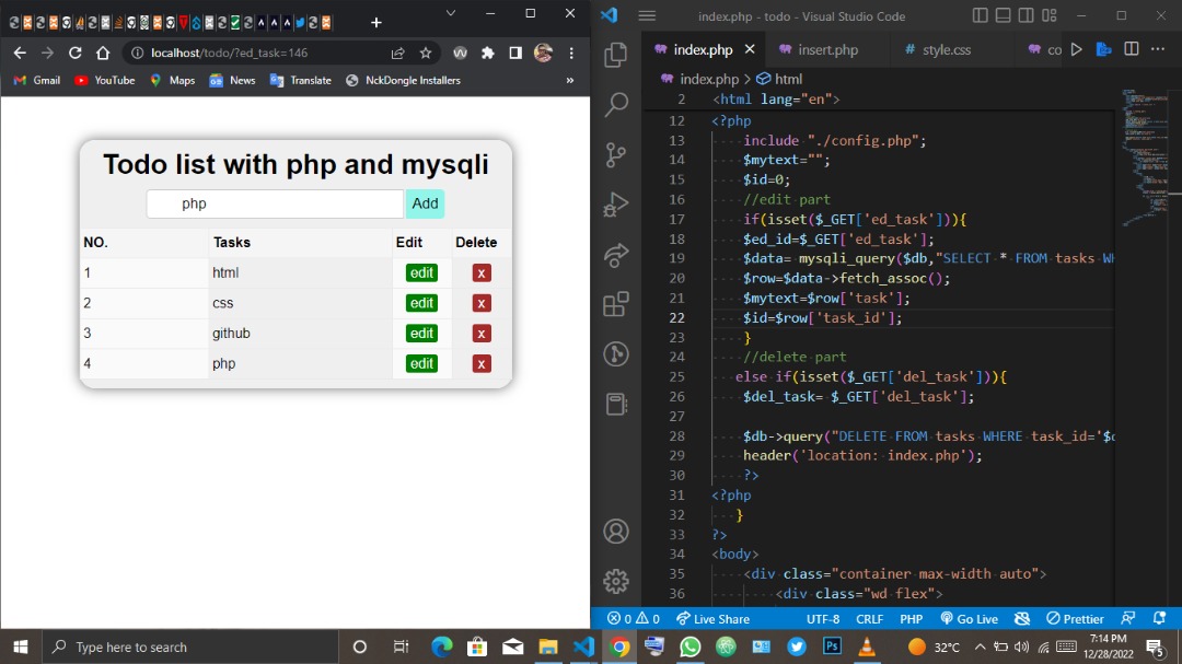 Ivan_webdev's tweet image. My simple Todo list with html,css &amp;amp; php. Next am to try quiz app.