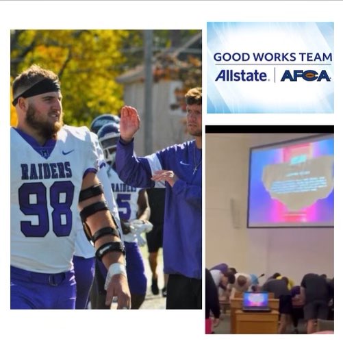 Being an #Allstatepartner and on the @Allstate @WeAreAFCA #GoodWorksTeam is a great honor! It is a pleasure to be part of this team with my goal-oriented and community driven teammates. I will continue to help my community. Help out your community by working with @DoSomething.
