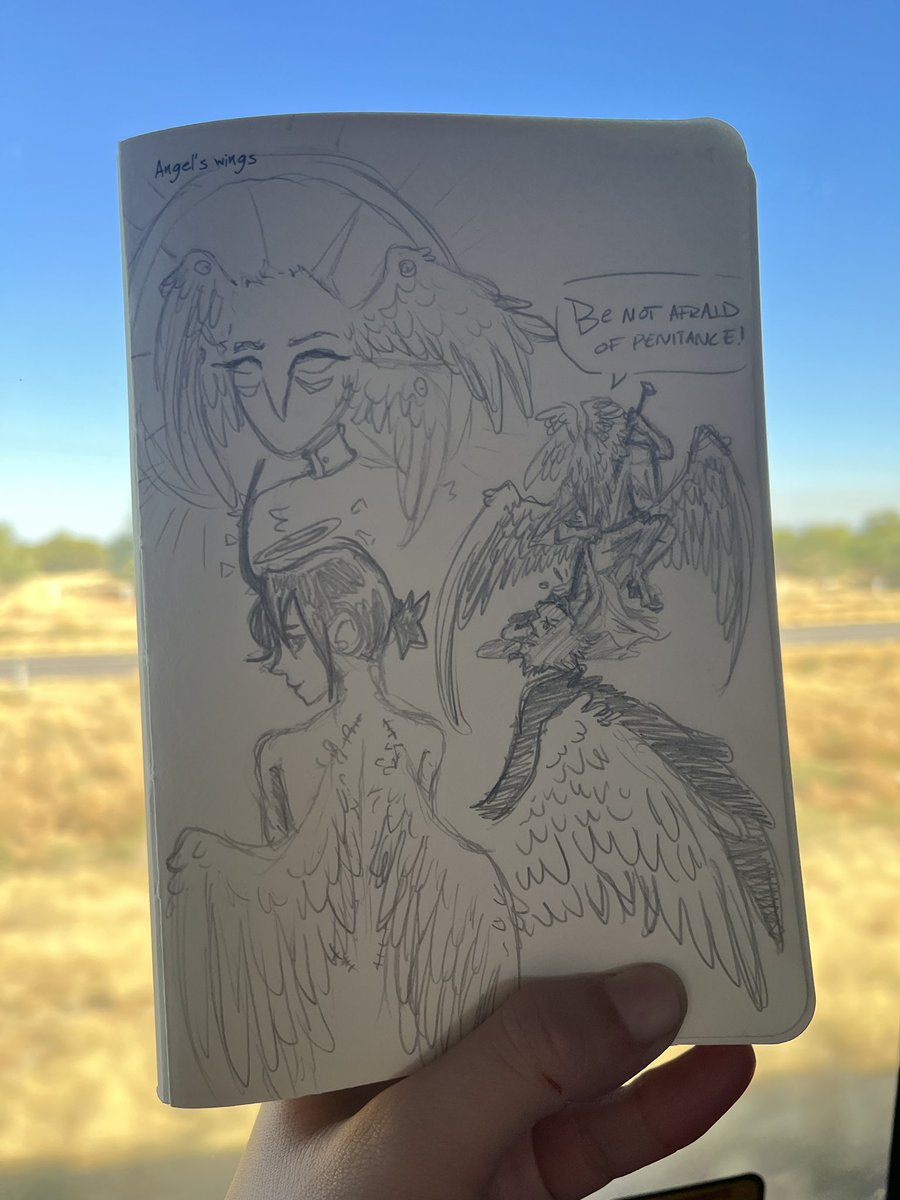 also been doing some daily prompts to get my sorry ass back into art it's been fun to have no pressure to make a full digital piece just some funny doodles