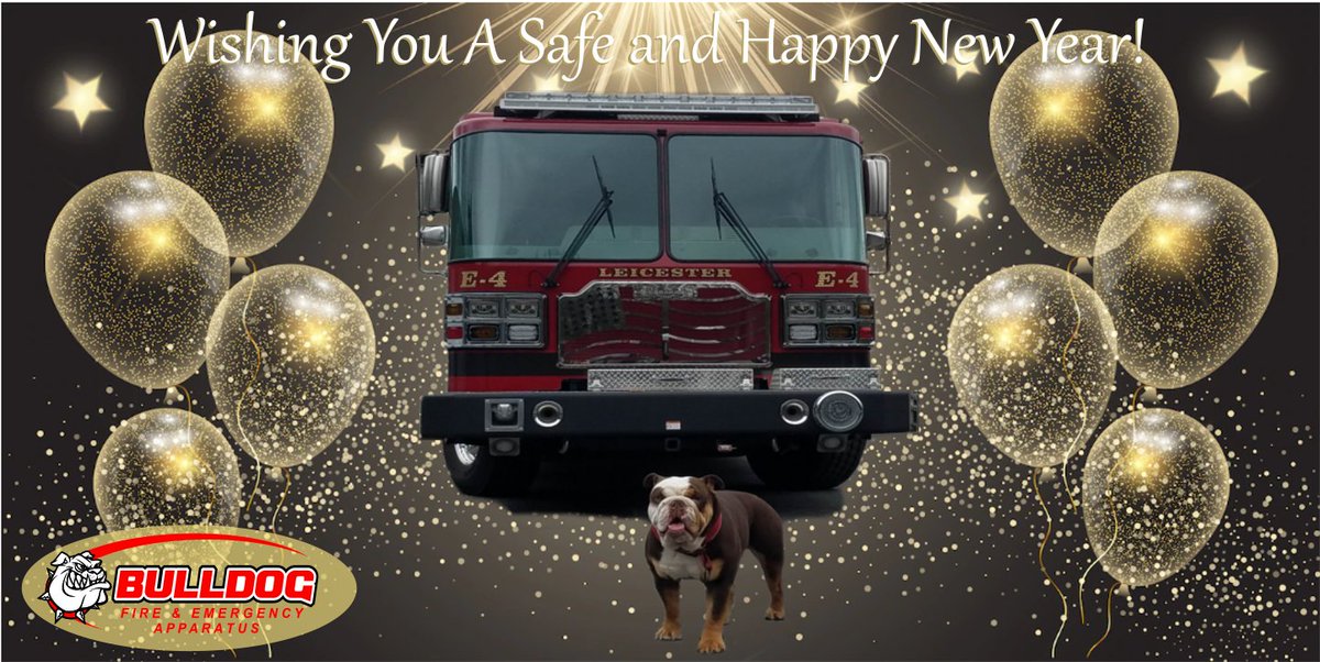 bulldogfa's tweet photo. Wishing everyone a happy, healthy, and prosperous 2023!  
#BulldogFireapparatus  #firefighters #HappyNewYear https://t.co/gFYBXwFlq2