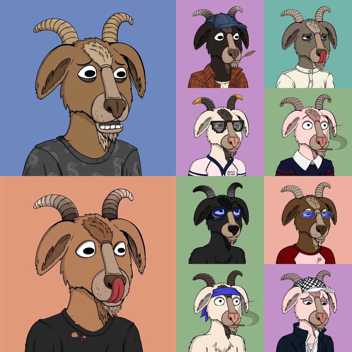 Just picked up 10 more fucking <a href="/GreatGoatsNFT/">Great Goats</a>! So #bullish and #GOATISH with the new team on board! 🤘🏻🔥🤪 Pick up yours now before it's too late! <a href="/DevDegens/">Degen Devs | Web 3 Devs 🛠</a> is here to build mfers! 🐐✌🏻👌🏼 Where are my fucking GOATS? 👀

#SolanaNFTs #SolanaCommunity #SolanaArt #solana #GreatGoats