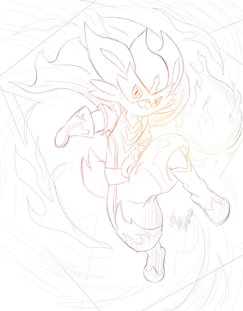 jotty777's tweet photo. 1/3 Intense Sketch for a New Years Hero!!! I Cheer for Cinderace!!! #Pokemon #PokemonUNITE #Cindrace #HeroStyle #SuperSuitStyle #NewYear2023 #YearOfTheRabbit https://t.co/8mxDh4ZBhx