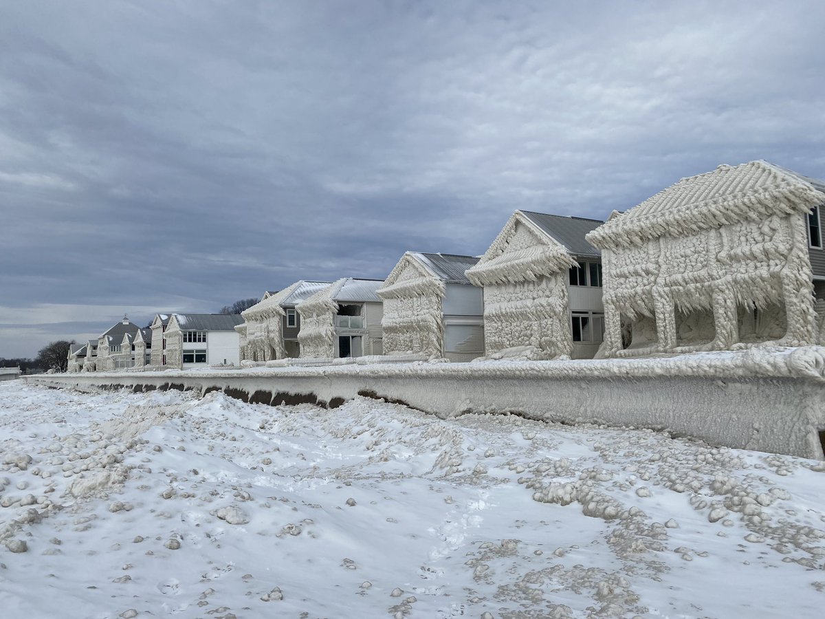 Just a little icy after #OnStorm in Crystal Beach.