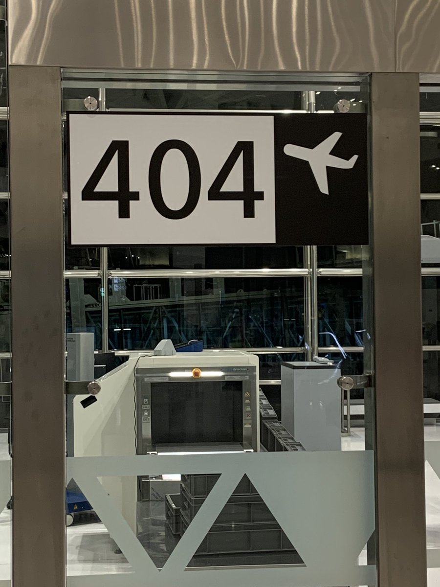 anoop__gupta's tweet photo. Flight back to London and gate is 404. What if there is no show 😐 https://t.co/pSPELPi3Yz