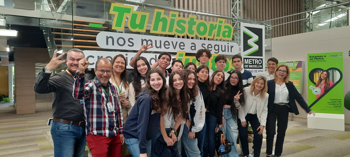 metrodemedellin's tweet photo. Nos unimos con el colectivo Jóvenes Talento y el Colegio Marymount para proponer y trabajar en la solución 🧠 de un reto de innovación abierta 💡 asociado al mejoramiento del alistamiento de nuestros vehículos tranviarios.🚊¿En qué consiste? 

Los detalles en este hilo.🧵👇🏽 https://t.co/Kyvlv0nlLp