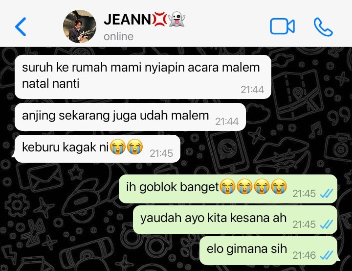 kyeomsoo__'s tweet photo. a #junhao few tweets au!
[ daily chat pasusu but with enemy to lover energy ]

:: huru hara x-mas eve (sorry late post T_T) https://t.co/mhUC4ac1JD