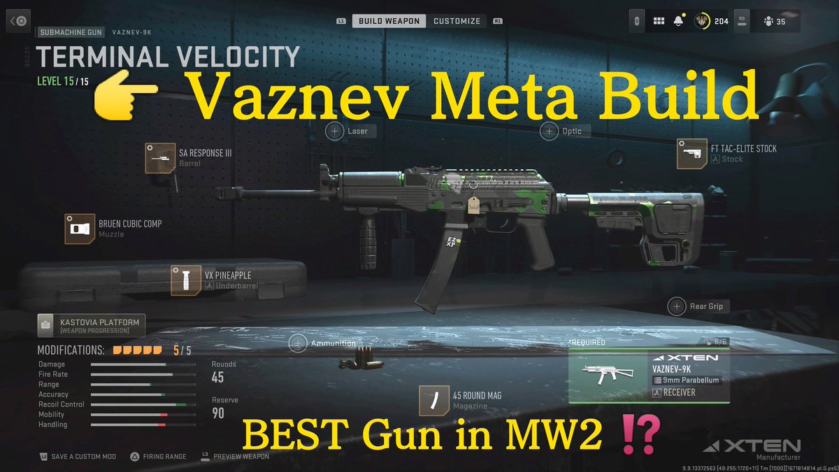 ttv_flowbot's tweet photo. *NEW UPLOAD*
๐ check this Vaz9k build..
๐ฏ the best SMG in MW2
What do you thinkโ๏ธ
https://t.co/gA3E9VWI1T
#ModernWarfare2 #CallofDuty #MW2 #mw2meta https://t.co/BtIWp23sKA