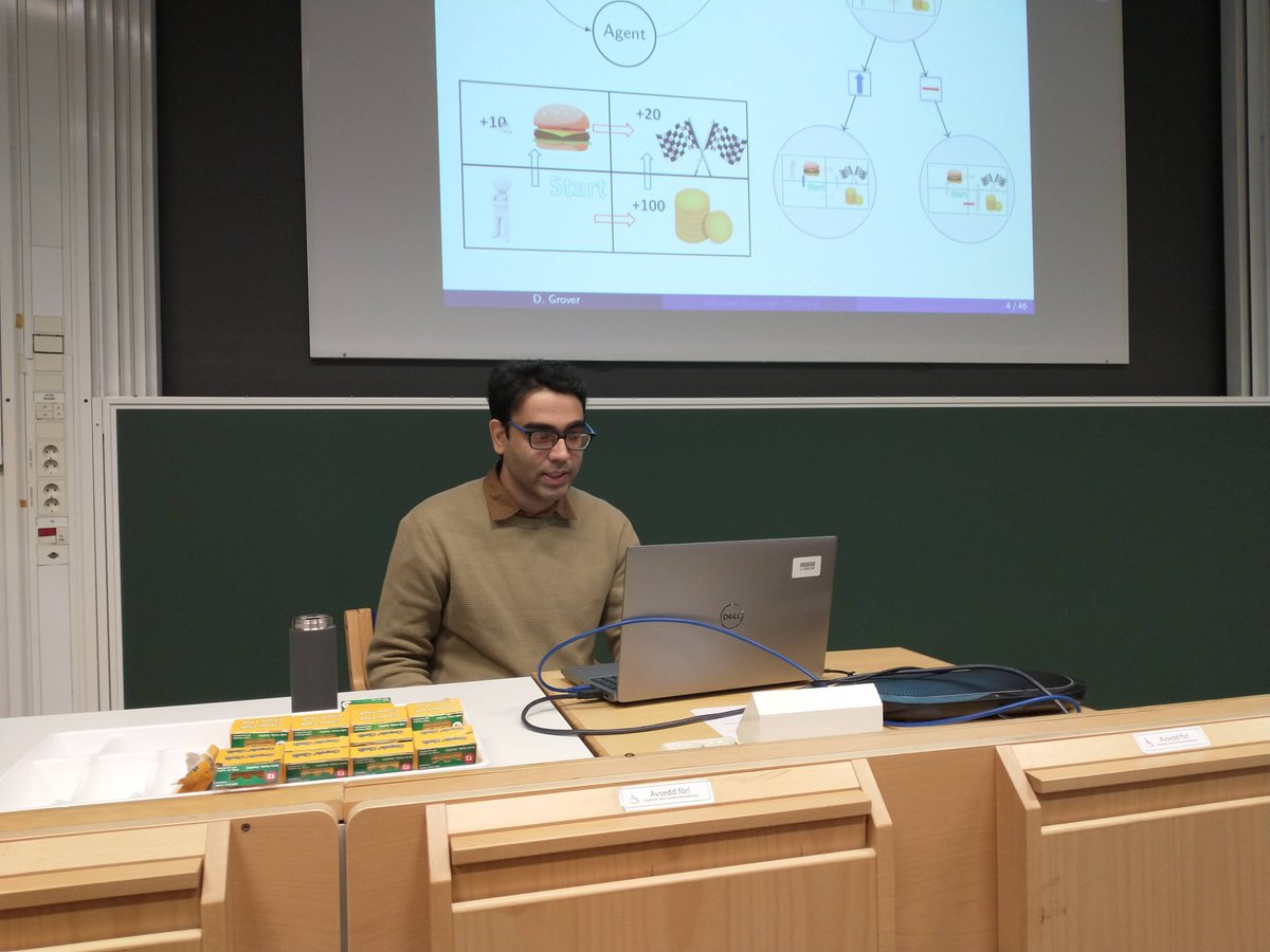 olethros's tweet photo. Congratulations to Dr. Divya Grover @divy_7 for his PhD defense this December! Thank you to Alessandro Lazaric for being the opponent and to Jana Tumova, Marc Deisenroth and Alexandre Proutiere for being members of the committee! https://t.co/mBskkgO52N