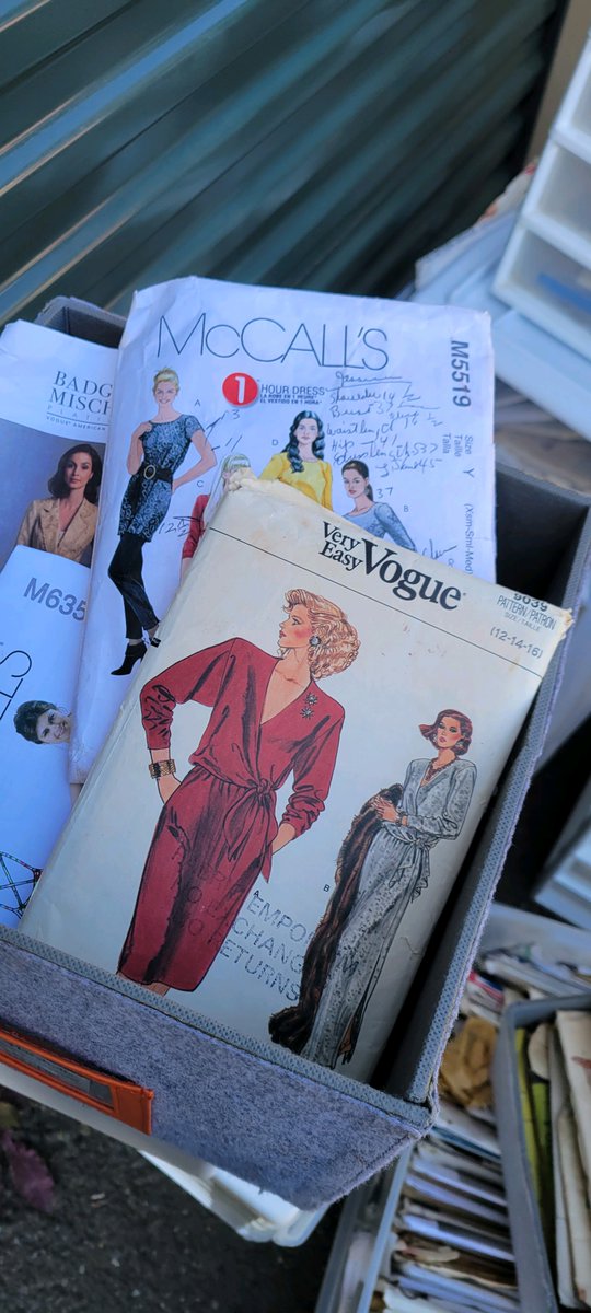 lasercomm's tweet photo. @prabalgurung Beloved Mom Seamstress/designer 99 yrs passed in July.  I have an inventory of abt 2000 patterns spanning 60 yrs (Vogue, Simplicity, Butterick, McCall). In gr8 shape.  Interested? call (732) 752-4690 https://t.co/eupnnHL0GJ