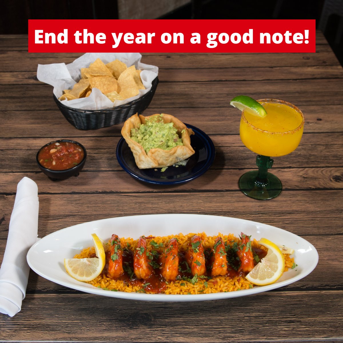 End the year on a good note! You can't go into 2023 without another delicious meal at #LaPalapaGrillAndCantina! What's one item on our menu you have to have before New Year's Day?