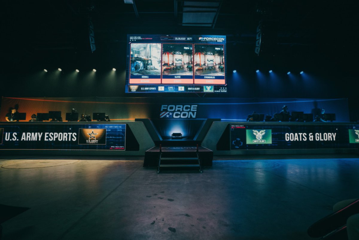 AirForceGaming's tweet photo. Our most notable highlight of the year was FORCECON 2022 at the end of May.

At FORCECON, we hosted the first-ever official Armed Forces Esports Championship in Halo: Infinite against other service branches and claimed the championship trophy!

#AFG2022Recap https://t.co/gBUarvLt2F