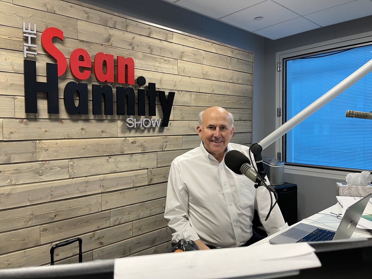 Tune in now as I guest host the @seanhannity radio show!