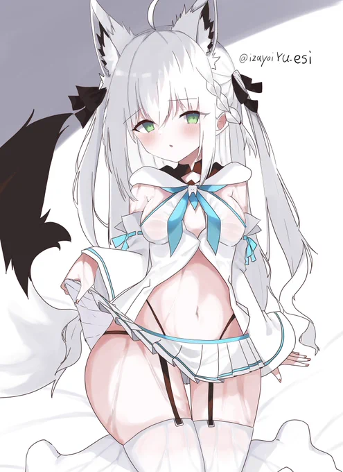 「えっちなんだから、、」 #絵フブキ 