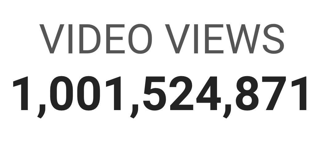 1 billion views 🤯