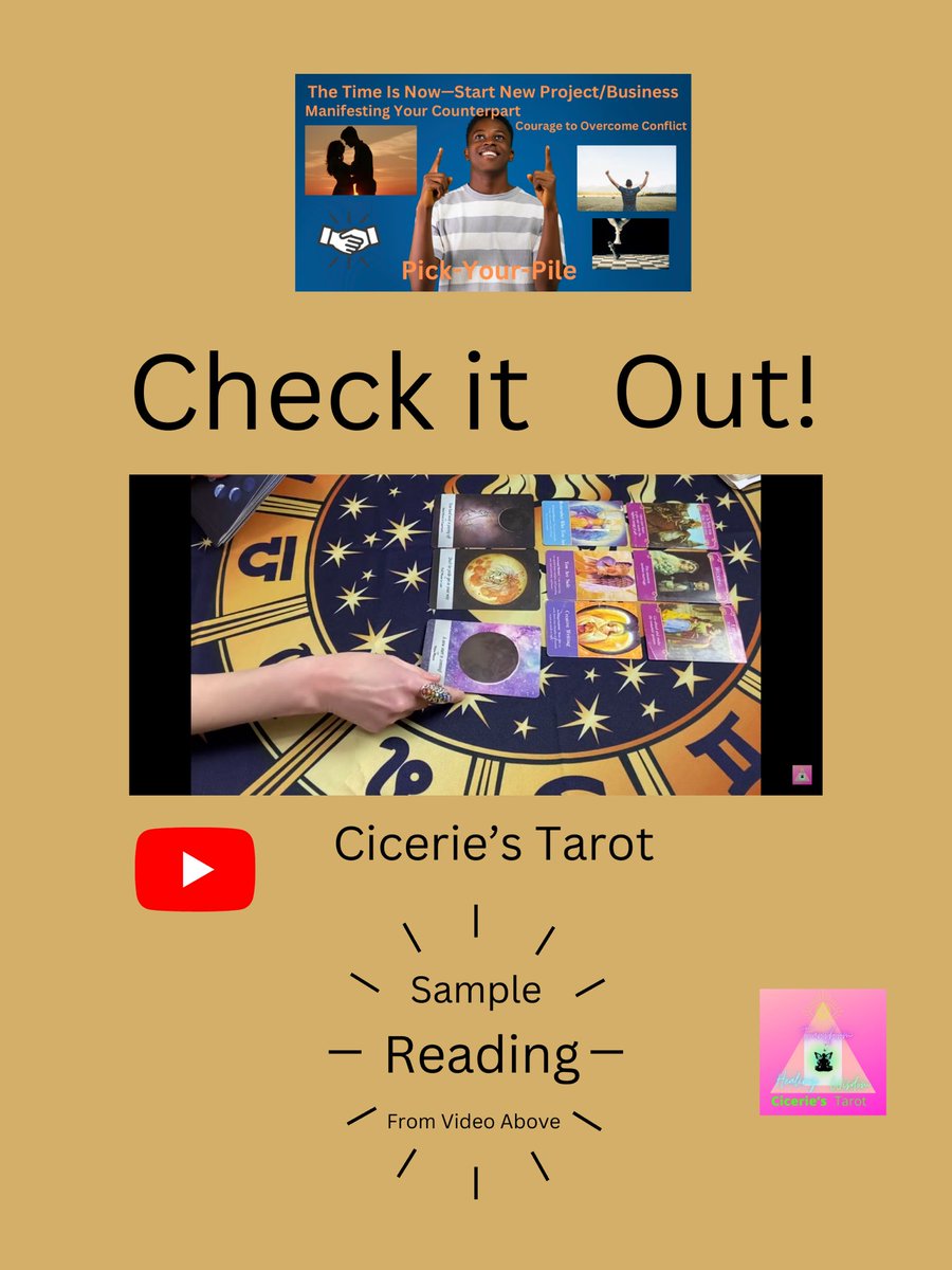 ciceries_Tarot's tweet photo. https://t.co/aIVF8SAahi #YouTube #YouTubers #YouTubeVideo #youtubechannel #tarotreadersofyoutube #tarotreader #TarotReading #tarotcards #tarot #PickAcard #pickapile #Spiritual #Spirituality #spiritualgrowth #spiritualjourney #spiritualguidance #GoodVibes https://t.co/6zpNYiCqSF