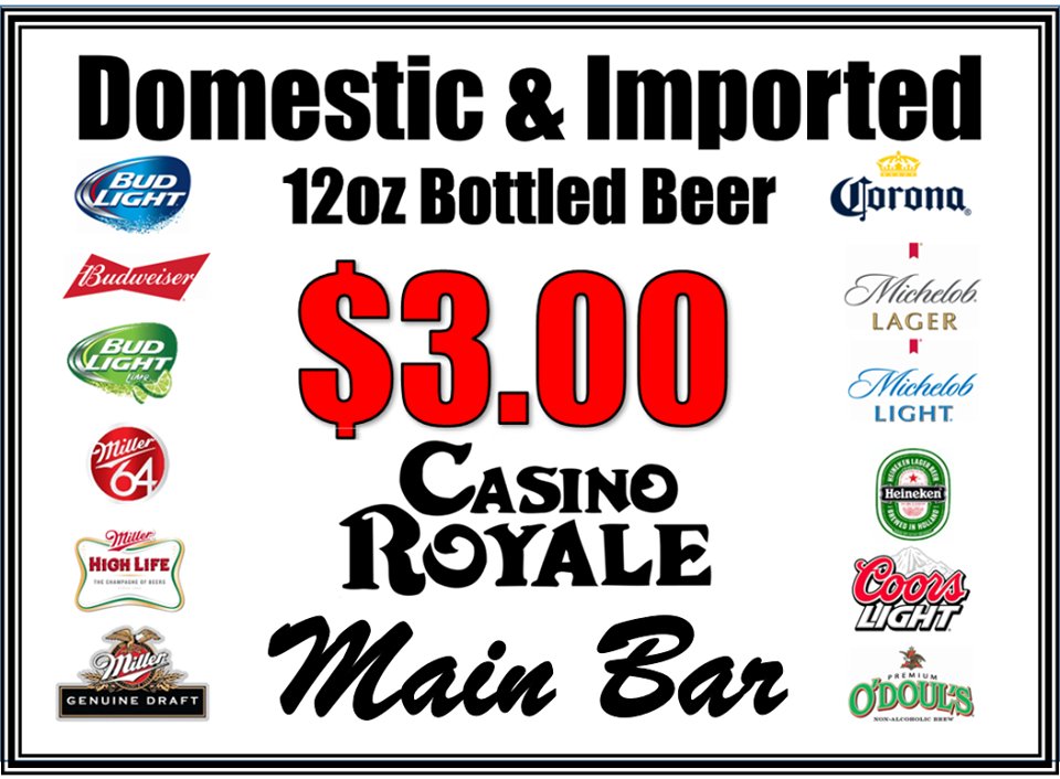 Casino Royale Hotel on Twitter "Feeling thirsty? Well, that makes