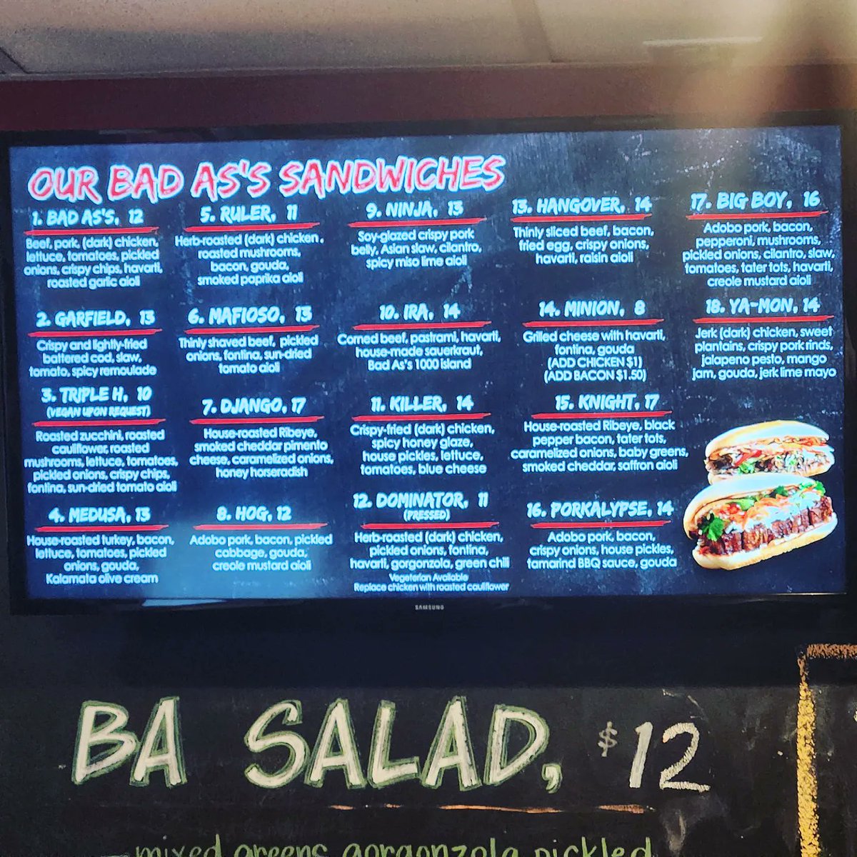 cbi777's tweet photo. most well seasoned chicken &amp; pepperoni. @badass_sandwich is a solid 10/10 highly recommend, will visit again. You guys need to make a trip here posthaste. And per usual and even when out of town #eatlocal. #sandwiches #badasssandwiches #Orlando #Orlandoeats https://t.co/dTYh7MGt4T
