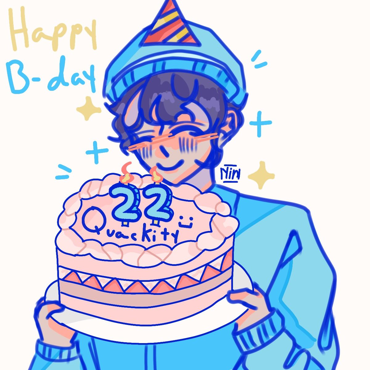 sleepyin4k's tweet photo. Tuve que hacerle el dibujo rapidin porque o si no, no llegaría TT
Happy b-day Q 🎉🎉

#QUACKITYDAY #Quackitybirthday https://t.co/MBBN4NmZGm