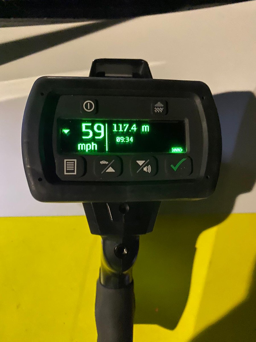 MPSRTPC's tweet image. Tonight officers from Taxi and Private Hire Policing Team were at a stop site on Prince Albert Road NW1. They were also conducting speed checks on the approach to the site. A vehicle came to their notice (not private hire or taxi) travelling 59Mph on a 20Mph road. #DriverReported