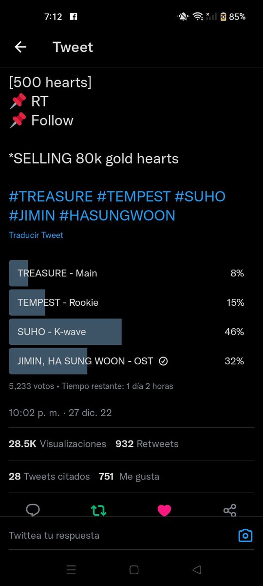 Gonzalez13Mel's tweet photo. @mubeatvoteina Done for #JIMIN #HASUNGWOON https://t.co/b9L8i54JDL