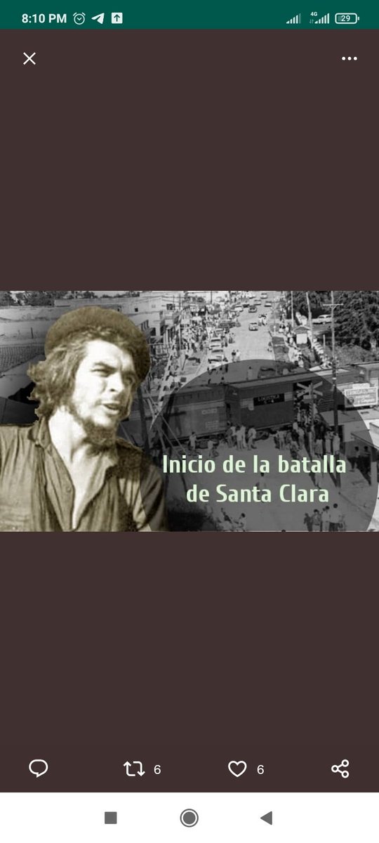 OrtegaMorejon's tweet photo. El 28/12/1958 inicia el #Che y los hombres de la columna 8 el asedio a la ciudad de #SantaClara.
#TenemosMemoria
#JagueyEnVictoria
#MatancerosEnVictoria 
@IvnMartnezIzqu1 https://t.co/sjAt1RKQuN