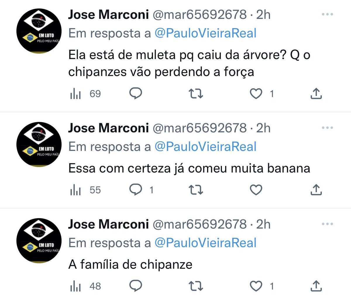 são centenas de comentários assim

fora as ligações pra mim, pra minha equipe, minha família… 

👀👇🏾