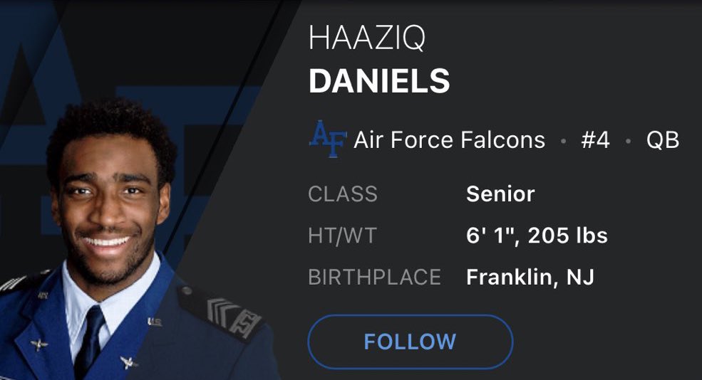 Transfer Portal for Playing Time (@tp4pt) on Twitter photo 🚨 Transfer Portal Spotlight
Haaziq Daniels
2 Years of Eligibility Remaining
Career Stats (31 Games):
Passing: 17 TD’s, 2,453 Yards
Rushing: 22 TD’s, 1,726 Yards
<a href="/ziiqq3/">Haaziq Daniels</a> #TP4PT #TransferPortal 🚨 Transfer Portal Spotlight
Haaziq Daniels
2 Years of Eligibility Remaining
Career Stats (31 Games):
Passing: 17 TD’s, 2,453 Yards
Rushing: 22 TD’s, 1,726 Yards
<a href="/ziiqq3/">Haaziq Daniels</a> #TP4PT #TransferPortal
