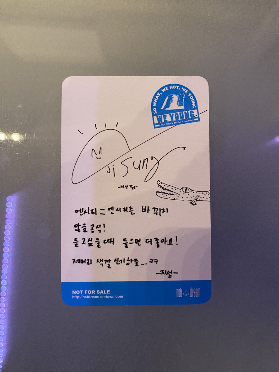prkhei's tweet photo. WTS jisung nct dream we young photocard 

$15 including shipping 

USA only, venmo/paypal, proofs in pinned

wts usa nct dream park https://t.co/wlXrDU5RwG