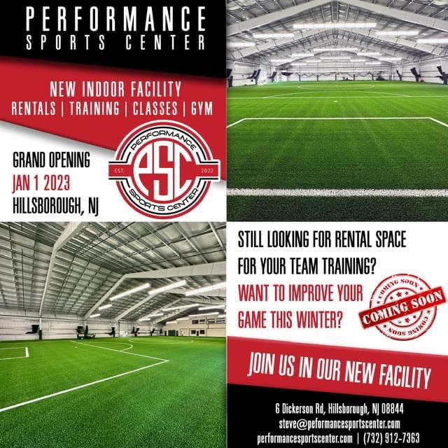 robertoaguas's tweet photo. This has been a long time coming but finally here. For years I’ve been searching for the appropriate location and structure to launch our own indoor facility. Well a decade later here we are! January 1 2023, we officially open the @PerformanceSCNJ in Hillsborough, NJ https://t.co/ial9fiKuJX