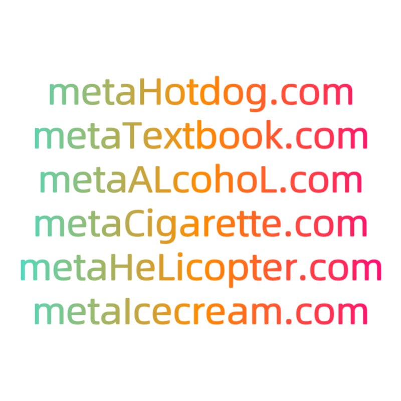 ChaosNames's tweet photo. 🚀
6 meta domains.
bulksale 
#DomainforSale
 ☞https://t.co/STCEDvYTQj☜

#NFT #Crypto #Blockchain  #Wallet #Meta #DeFi #coin #Memecoins #hotdog
 #domain #Domains #naming #domainer #domainers #domainsales #VC #Domainname #domaingang #domainNews  #flippa #premiumdomain #business https://t.co/U07M4ZZhBV