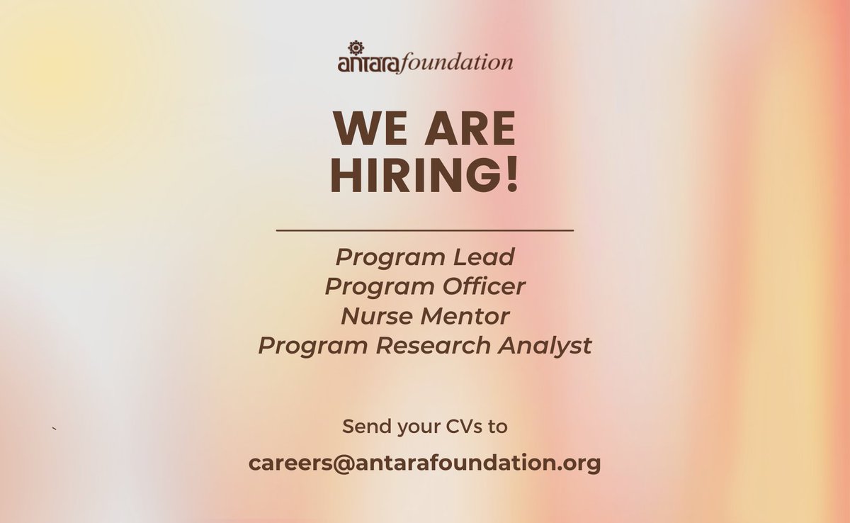 theantarafndn's tweet photo. TAF is #hiring across verticals for candidates who seek a fast-paced, impact-driven work environment filled with opportunities to solve some of the toughest public health challenges. 
Apply here👉 https://t.co/r7avIbLKdx
#vacancy #devsector https://t.co/XRAtcvpaRS
